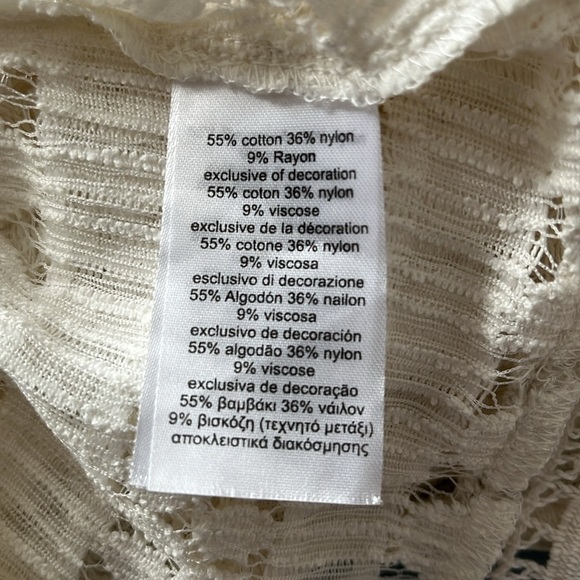 Stella & Dot Swimsuit coverup Tunic. Fits Girls 6-10. Lacey crochet Beach dress - Picture 10 of 15